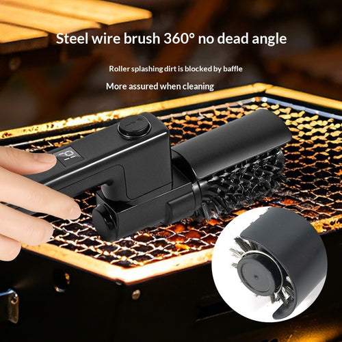 GrillMaster 360 electric rotating grill cleaning brush front view